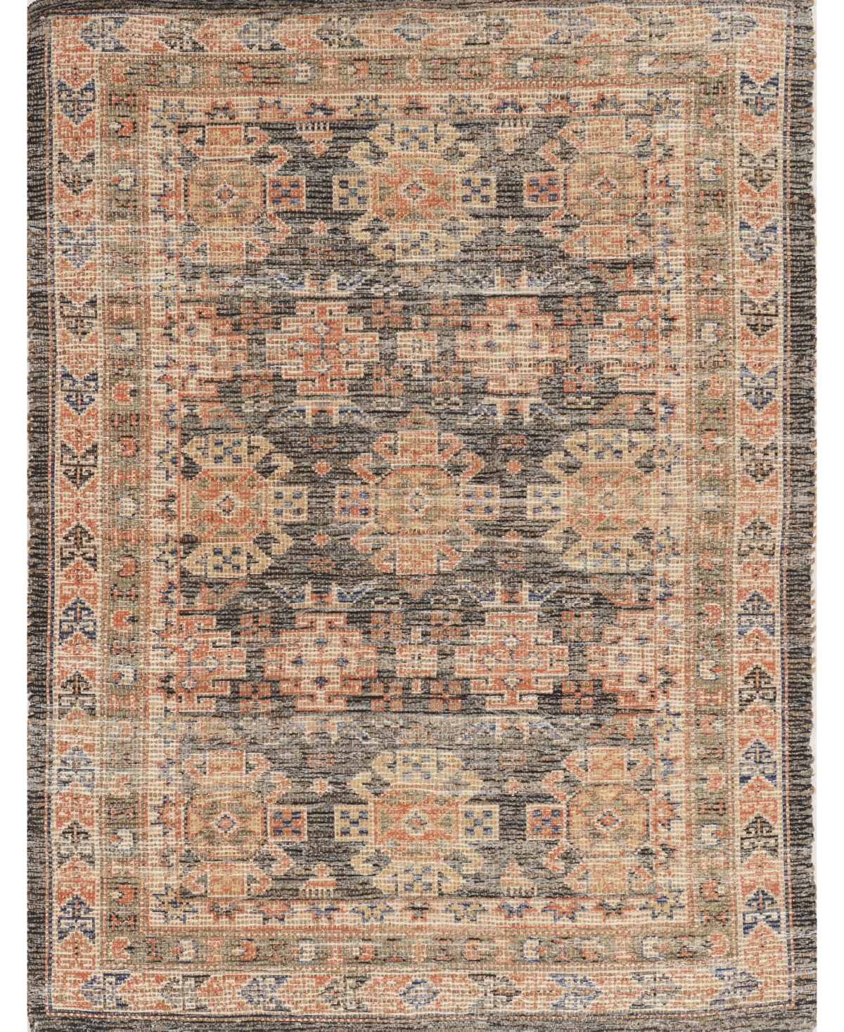 Kas Morris 2220 7'6in x 9'6in Area Rug - Charcoal