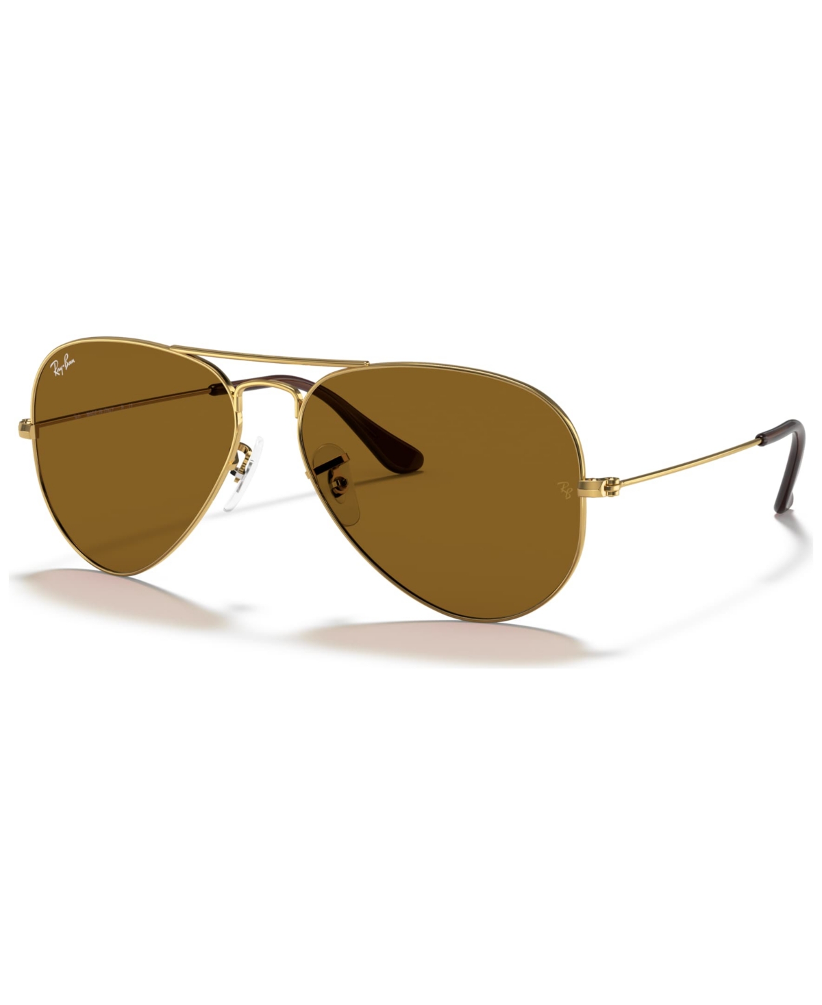 Ray Ban Sunglasses, Rb3025 Aviator Classic In Gold,brown