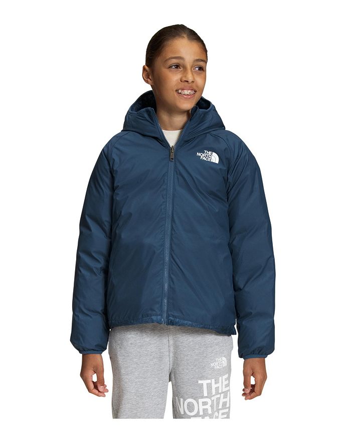 The North Face Big Boys Printed Reversible North Down Hooded Jacket ...