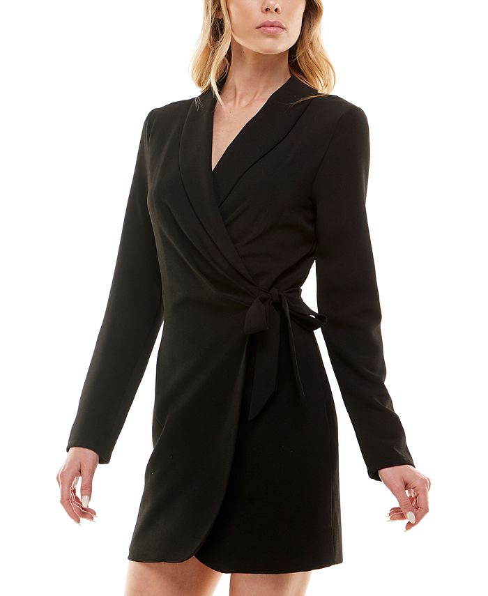Speechless Juniors' DoubleBreasted Jacket Dress Macy's