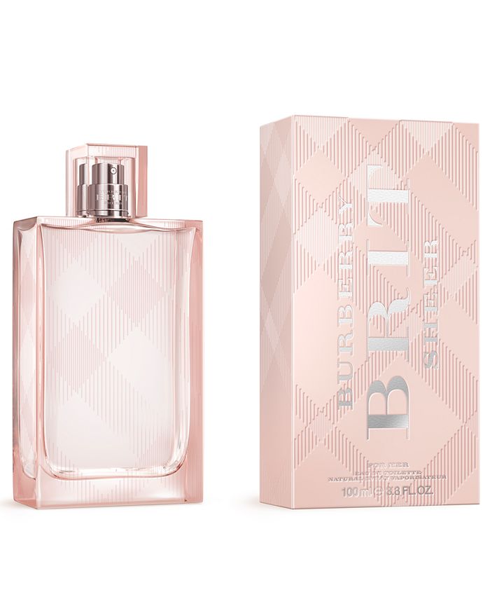 Burberry Brit Sheer Eau de Toilette Spray,  oz. & Reviews - Perfume -  Beauty - Macy's