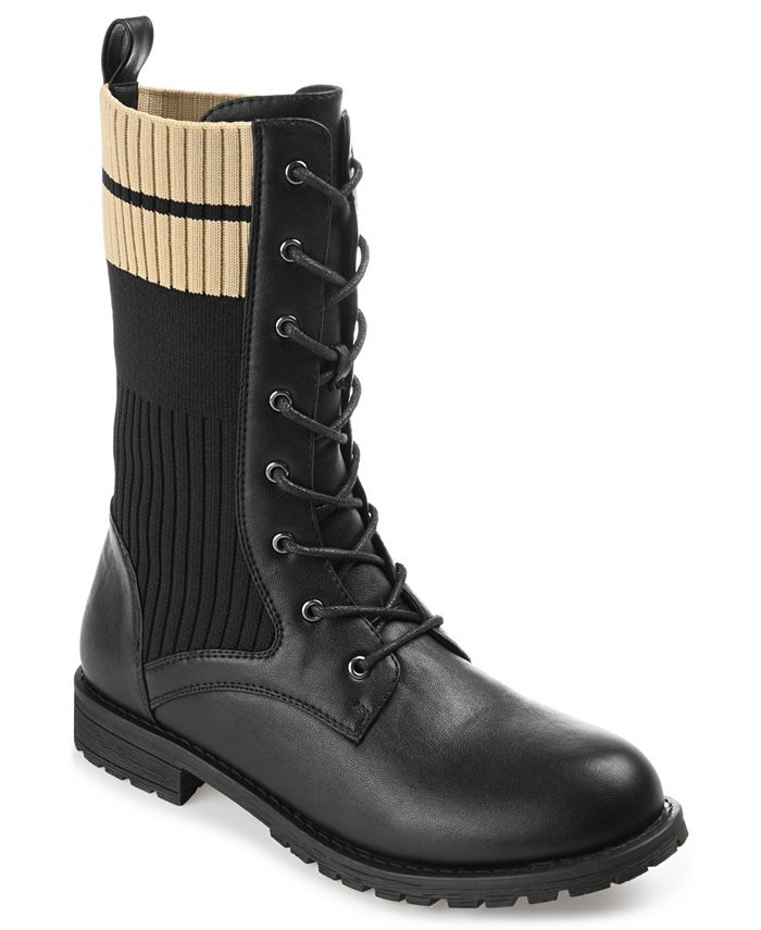Macy's black new arrivals combat boots