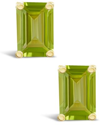 Peridot (1-3/8 ct. t.w.) Stud Earrings in 14K Yellow Gold or 14K White Gold