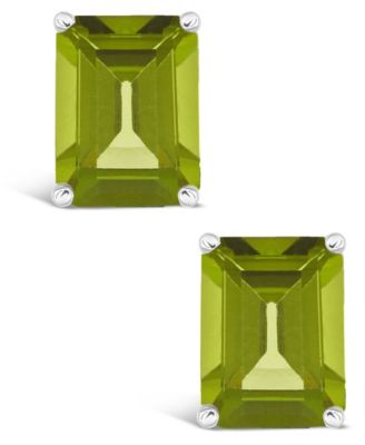 Peridot (3-3/8 ct. t.w.) Stud Earrings in 14K Yellow Gold or 14K White Gold