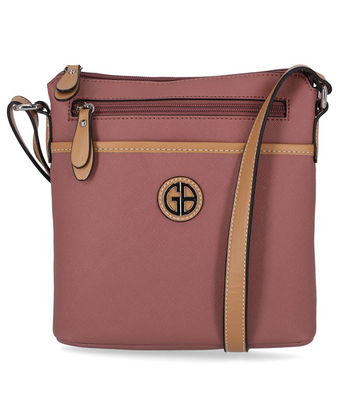 Giani Bernini Pebble Leather Crossbody, Created for Macy's - Macy's