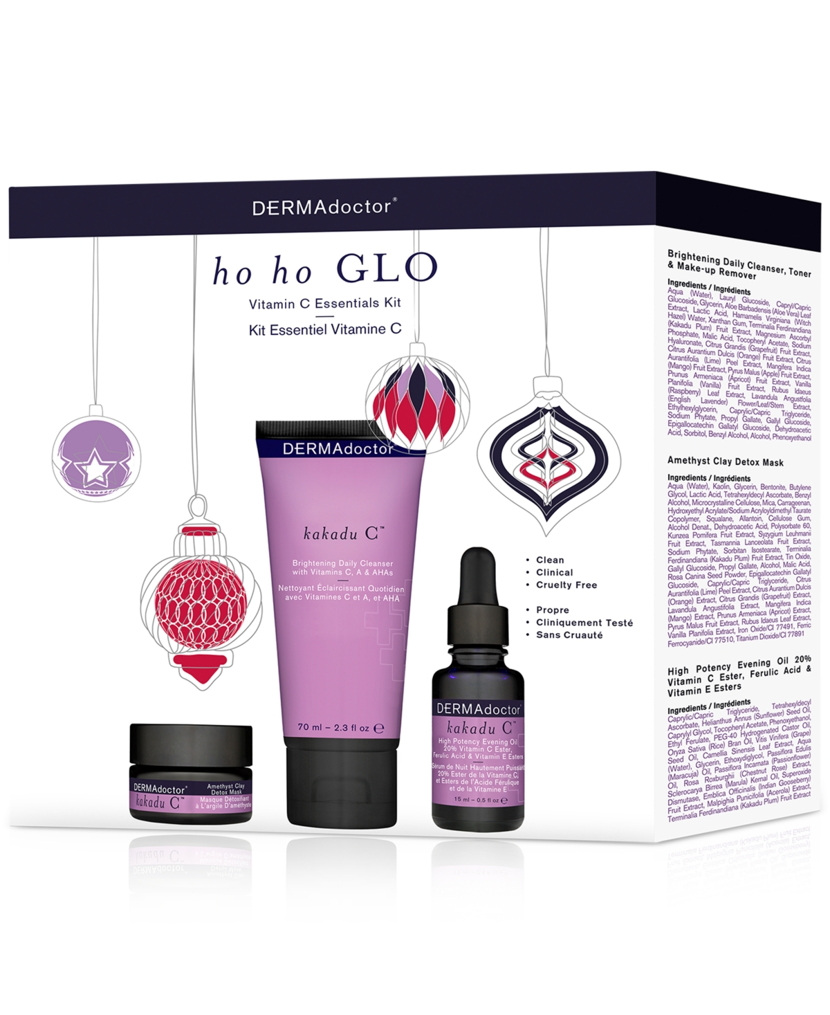 DERMAdoctor 3-Pc. Ho Ho Glo Vitamin C Essentials Kakadu C Skincare Set