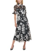 Macy\'s Dresses Klein Shirt Formal, Dresses for Women: Party Calvin Dress Casual - &