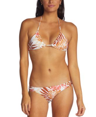 Roxy Juniors Beach Classics Triangle Bikini Top Bottoms Women's Swimsuit