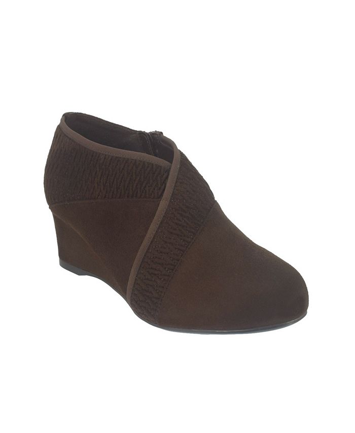 Impo Women s Glamia Stretch Wedge Ankle Booties Macy s