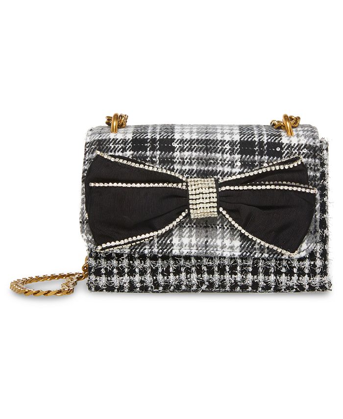 Betsey johnson checkered purse outlet
