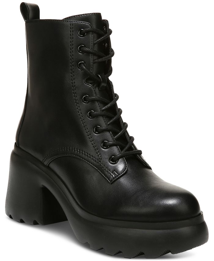Bar III Women's Peliican Platform LaceUp Booties, Created for Macy's