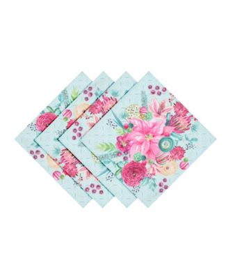 Pink Floral Paper Napkins