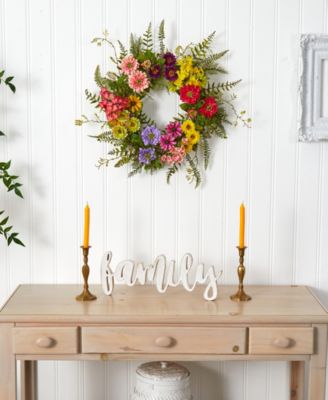 Mixed Flower Wreath