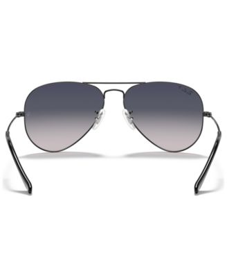 Polarized Unisex Sunglasses, RB3025 AVIATOR GRADIENT