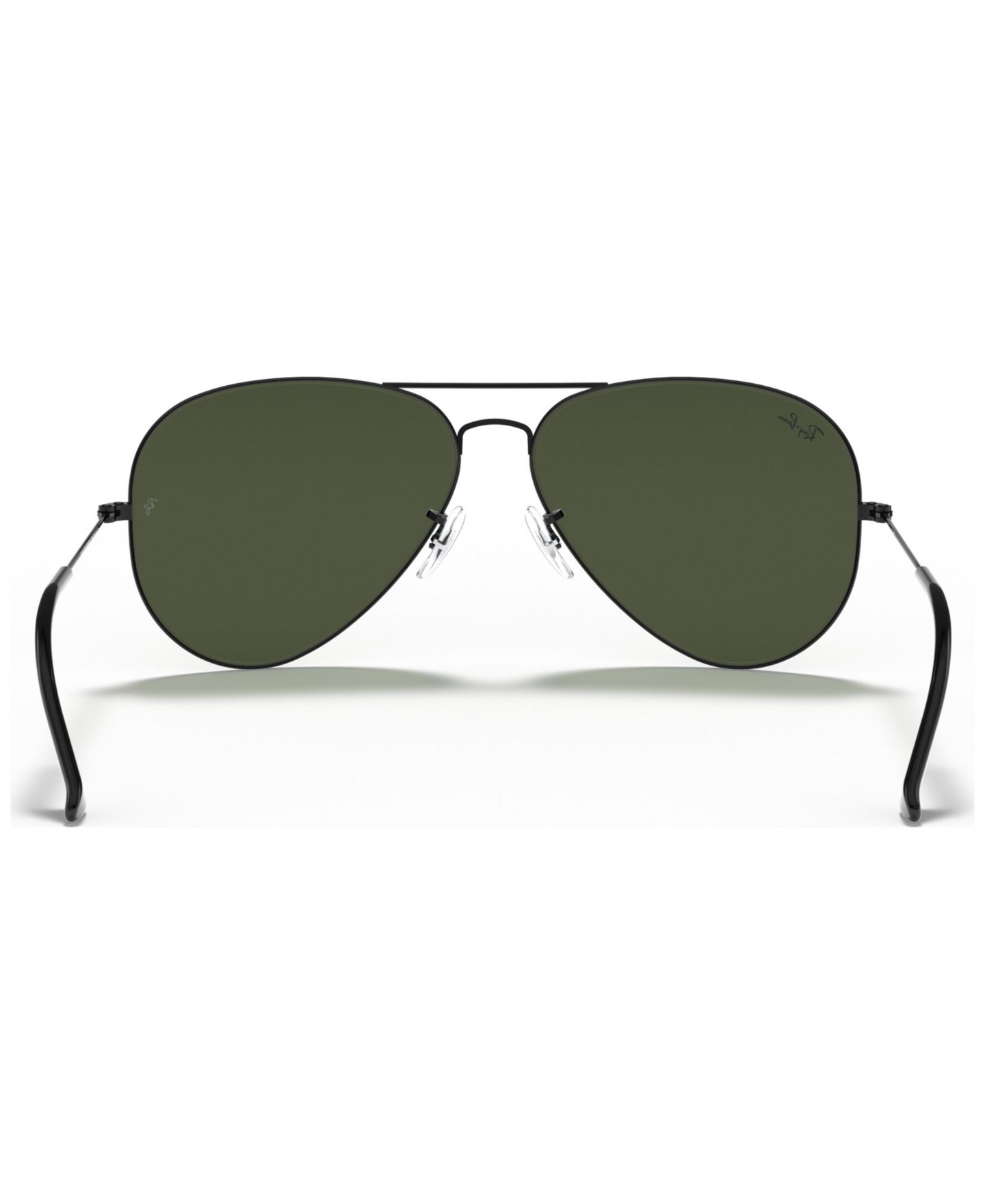 Женские солнцезащитные очки Ray-Ban Sunglasses, RB3026 Aviator Large, цвет: Чёрный / Серый — фото 4