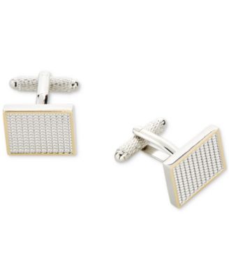 Perry Ellis Portfolio - Men's Gold Detail Cufflinks