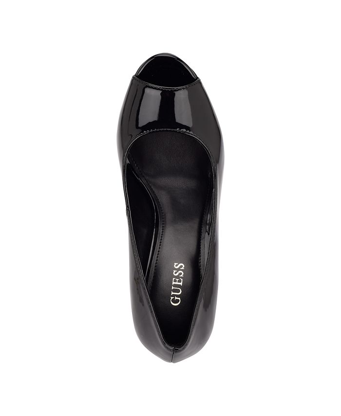 GUESS Women's Cacei Peep Toe Platform Pumps & Reviews - Heels & Pumps ...