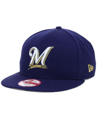 New Era Milwaukee Brewers MLB 2 Tone Link 9FIFTY Snapback Cap - Macy's