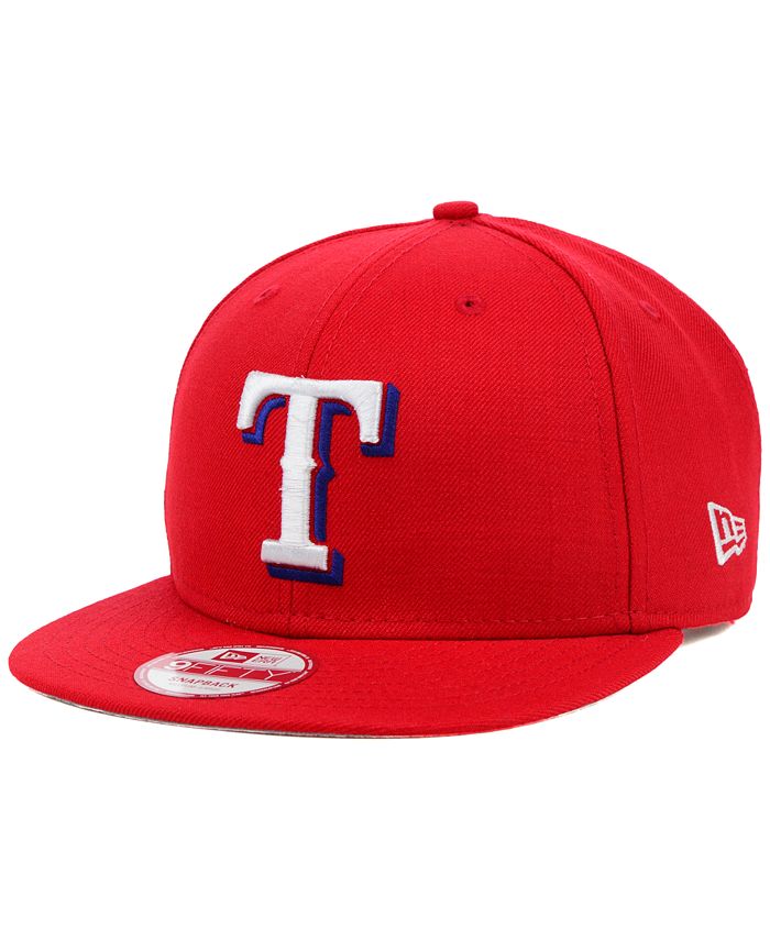 New Era Texas Rangers MLB 2 Tone Link 9FIFTY Snapback Cap - Macy's