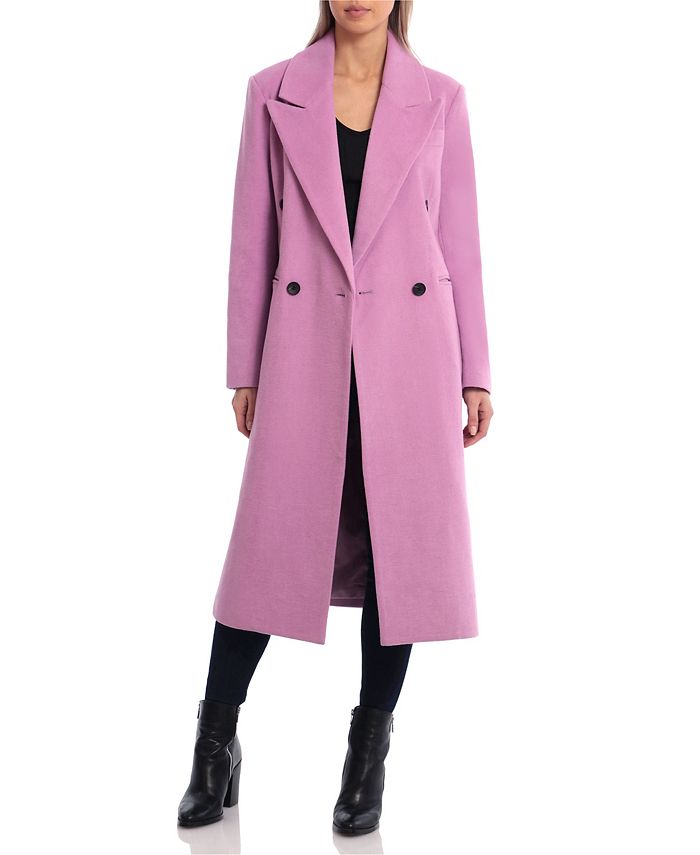 Avec Les Filles Women's Double Breasted Tailored Coat