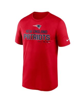 Men's Red New England Patriots Legend Community Performance T-shirt