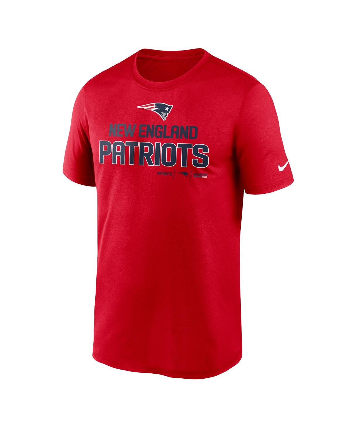 Shop Nike Men's  Red New England Patriots Legend Community Performance T-shirt