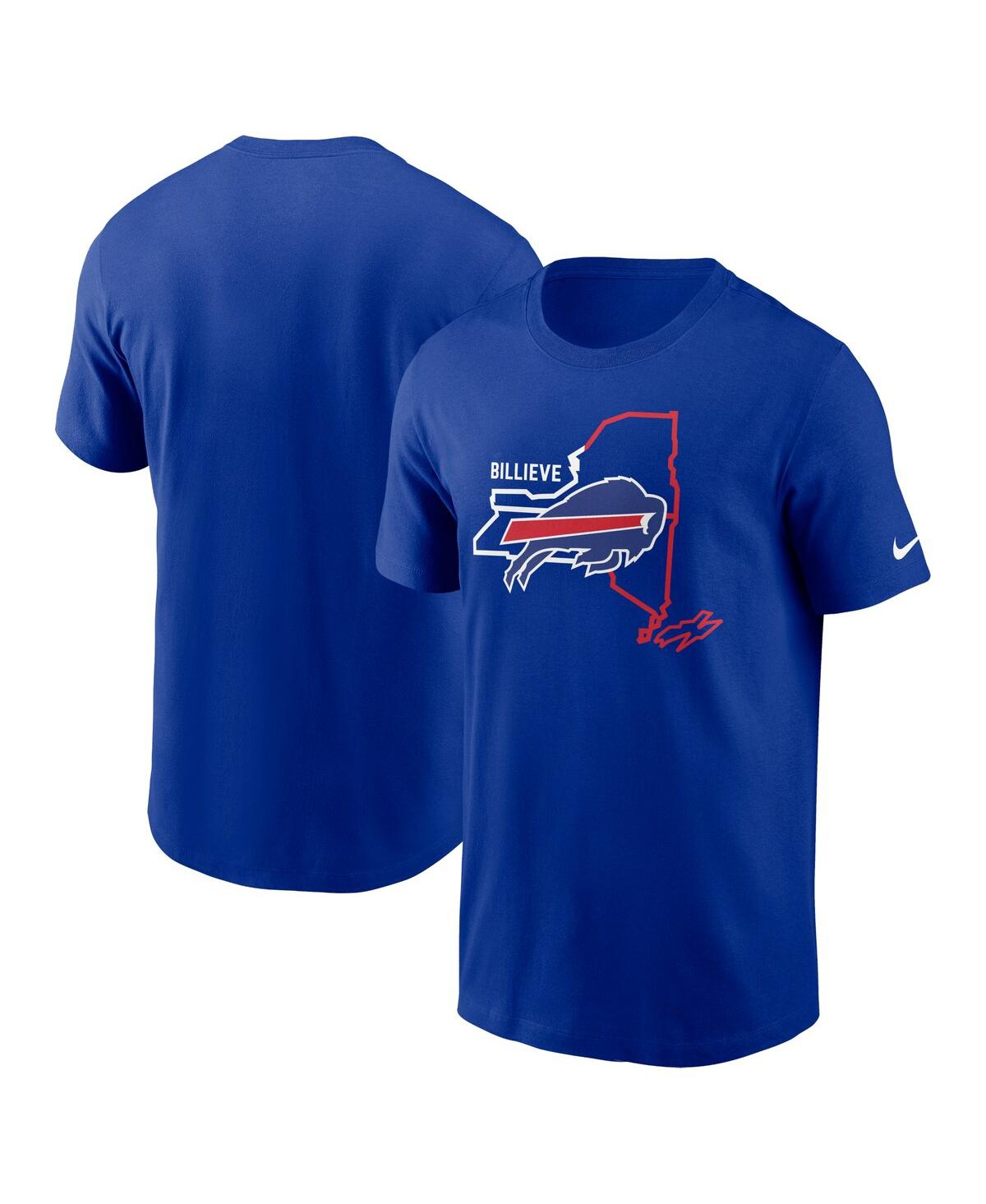 Shop Nike Men's  Royal Buffalo Bills Essential Local Phrase T-shirt