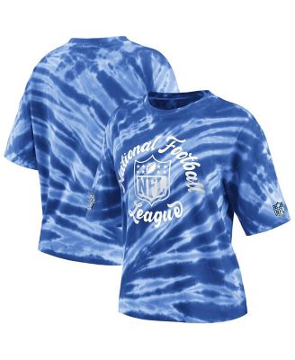 Women's Blue NFL Tie-Dye T-shirt