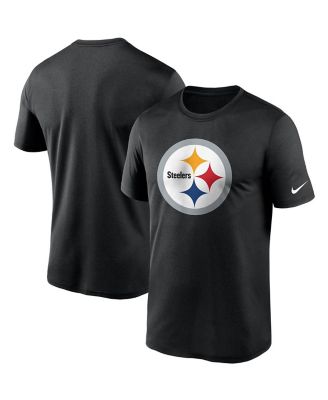 Men's Nike Gold Pittsburgh Steelers Logo Essential Legend Performance  T-Shirt