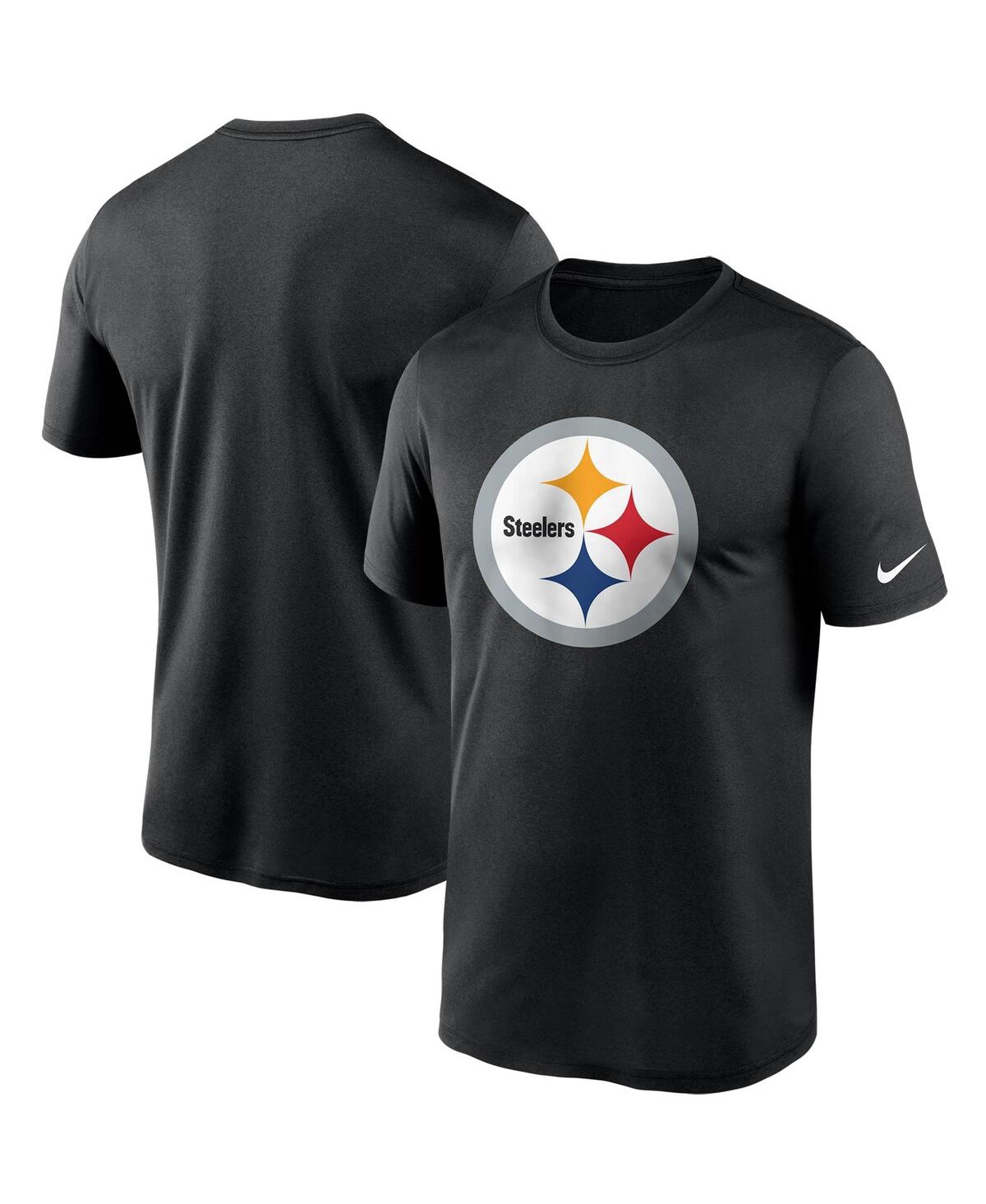 Nike Women's Logo Essential (nfl Pittsburgh Steelers) T-shirt In Black