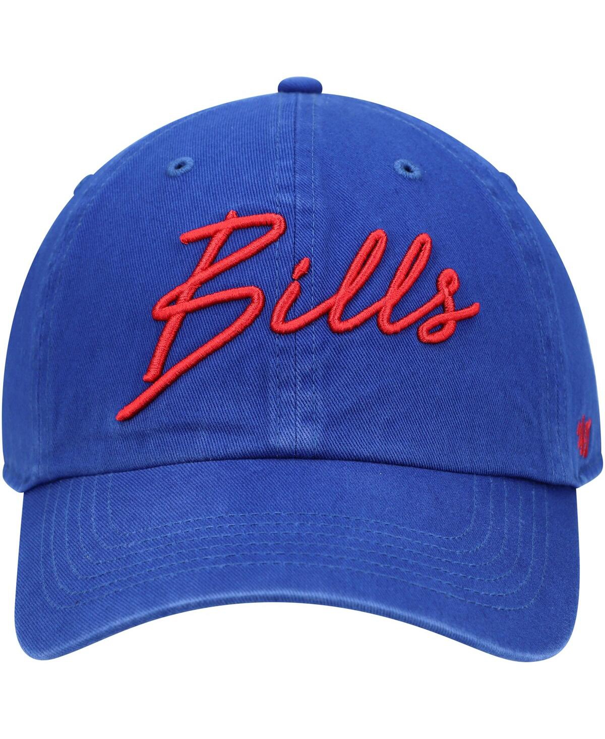 Women's '47Buffalo Bills Vocal Clean Up Adjustable Hat - Royal