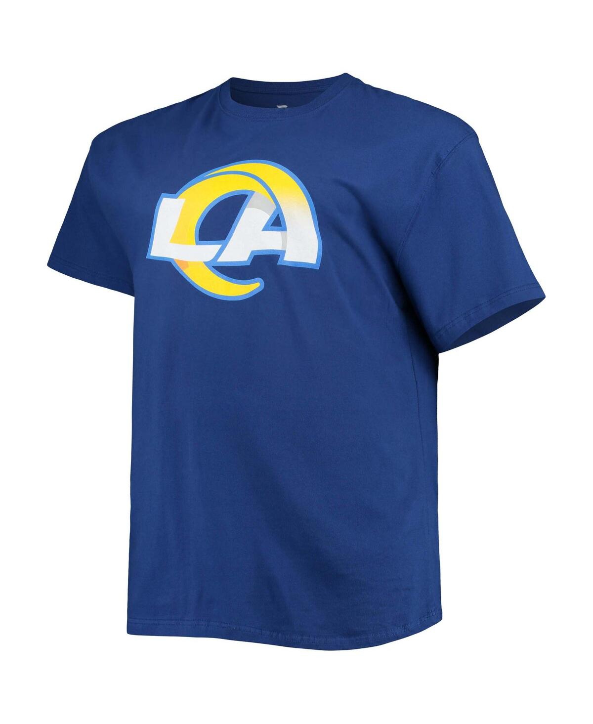 Shop Fanatics Men's  Matthew Stafford Royal Los Angeles Rams Big And Tall Player Name And Number T-shirt