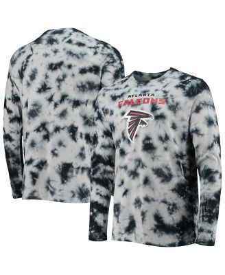 Men's Black Atlanta Falcons Tie-Dye Long Sleeve T-shirt