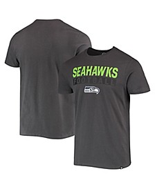 Men's '47 Charcoal Seattle Seahawks Dark Ops Super Rival T-shirt