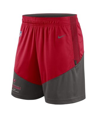Men's Red, Pewter Tampa Bay Buccaneers Primary Lockup Performance Shorts