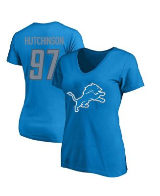 : NFL PRO LINE Women's Aidan Hutchinson Blue Detroit