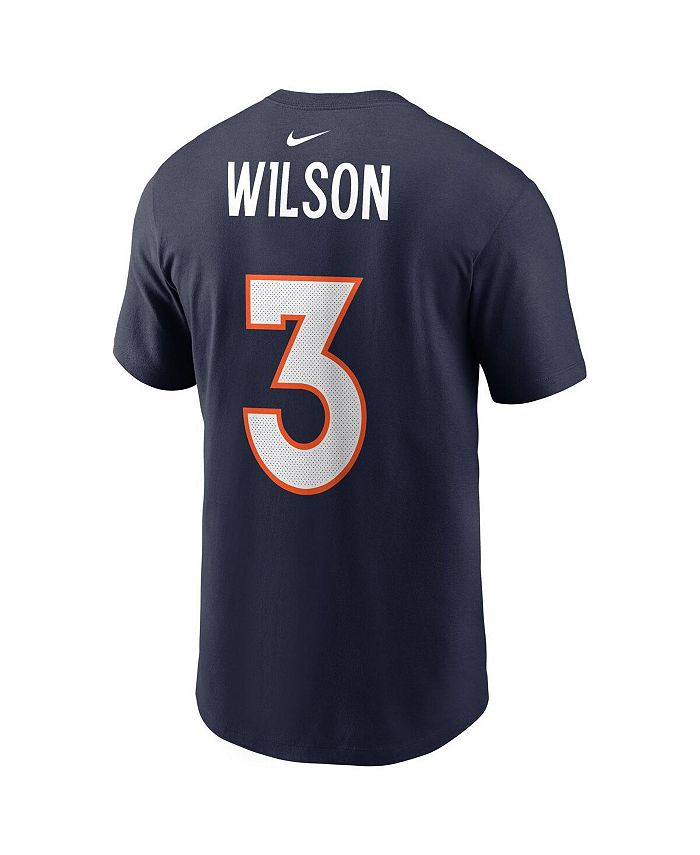 Nike Men's Russell Wilson White Denver Broncos Player Name & Number T-shirt  - Macy's