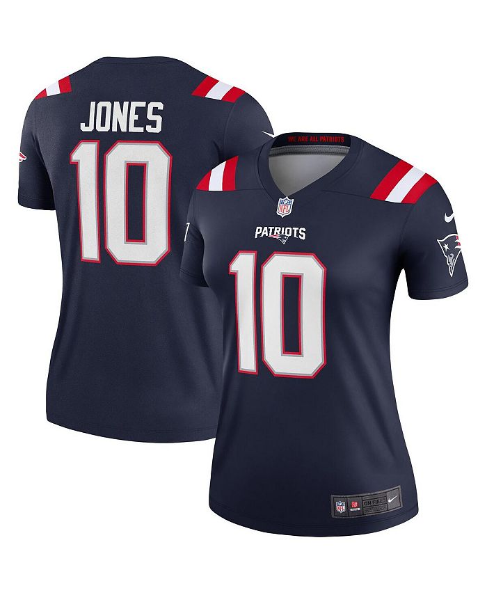 Nike Women's Mac Jones Navy New England Patriots Legend Jersey - Macy's
