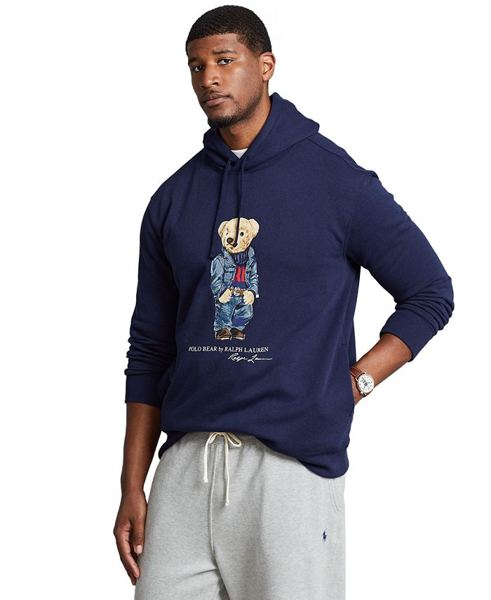 Polo Ralph Lauren Men's Big & Tall Polo Bear Fleece Hoodie & Reviews -  Hoodies & Sweatshirts - Men - Macy's