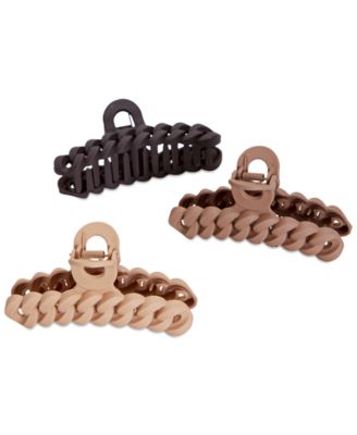 Kitsch - 3-Pc. Chain Claw Hair Clips Set