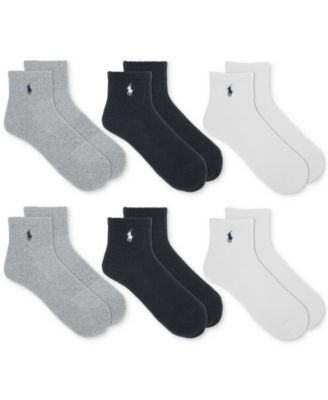Men's 6-Pack Performance Sport Quarter Socks