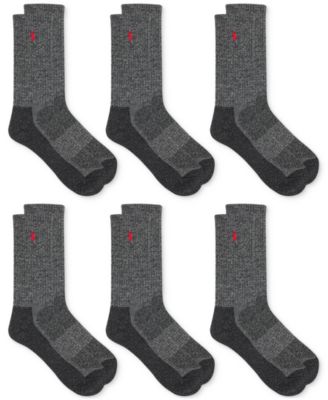 Embroidered logo ankle socks Set of 6, Polo Ralph Lauren, Shop Foot  Liners for Women Online