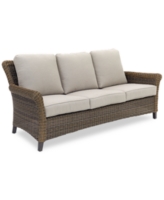 Closeout! Belmont Outdoor Sofa - Outdura Remy Driftwood