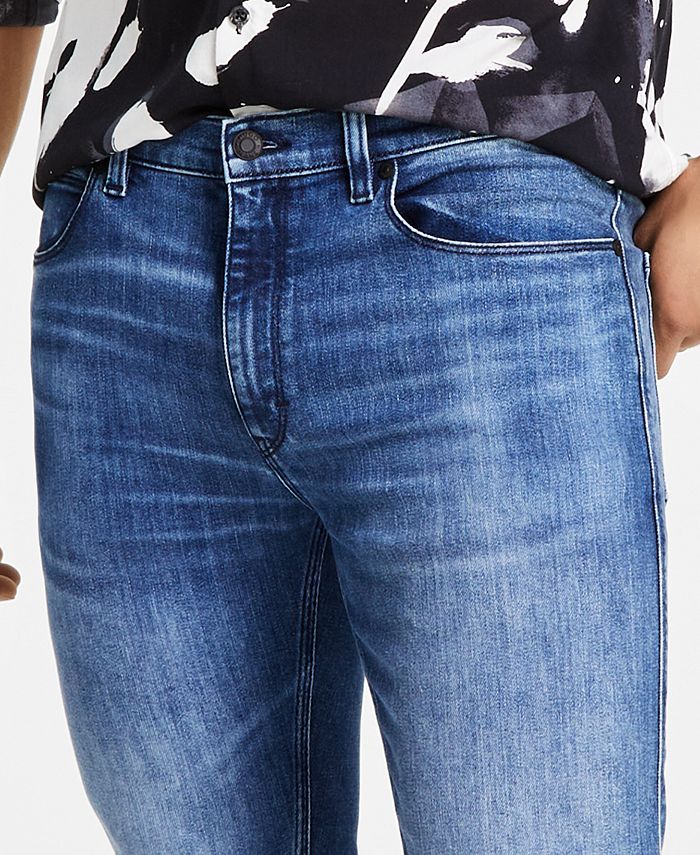 HUGO Men's TaperedFit Stretch Jeans Macy's