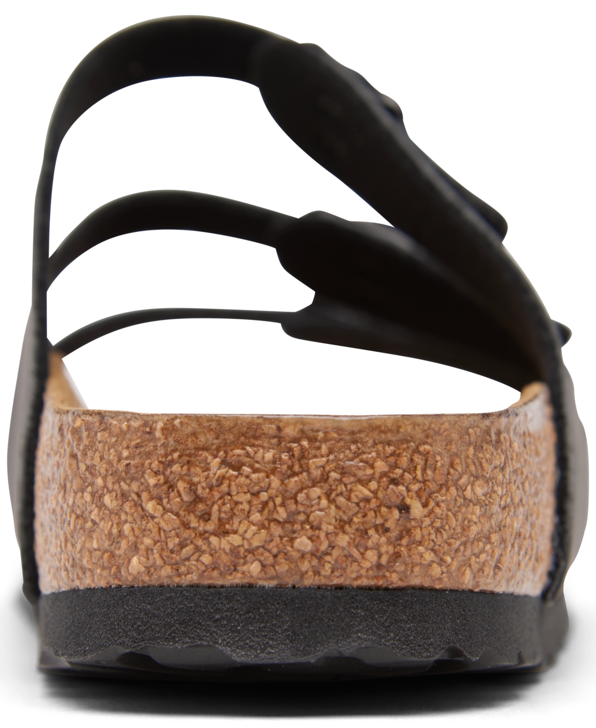 Birkenstock Women's Florida Birko-flor Nubuck Soft Footbed Sandals From Finish Line In Black
