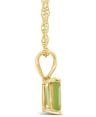 Peridot (1-3/4 ct. t.w.) Pendant Necklace in 14K Yellow Gold
