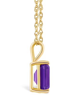 Amethyst (3-1/7 ct. t.w.) Pendant Necklace in 14K Yellow Gold or 14K White Gold