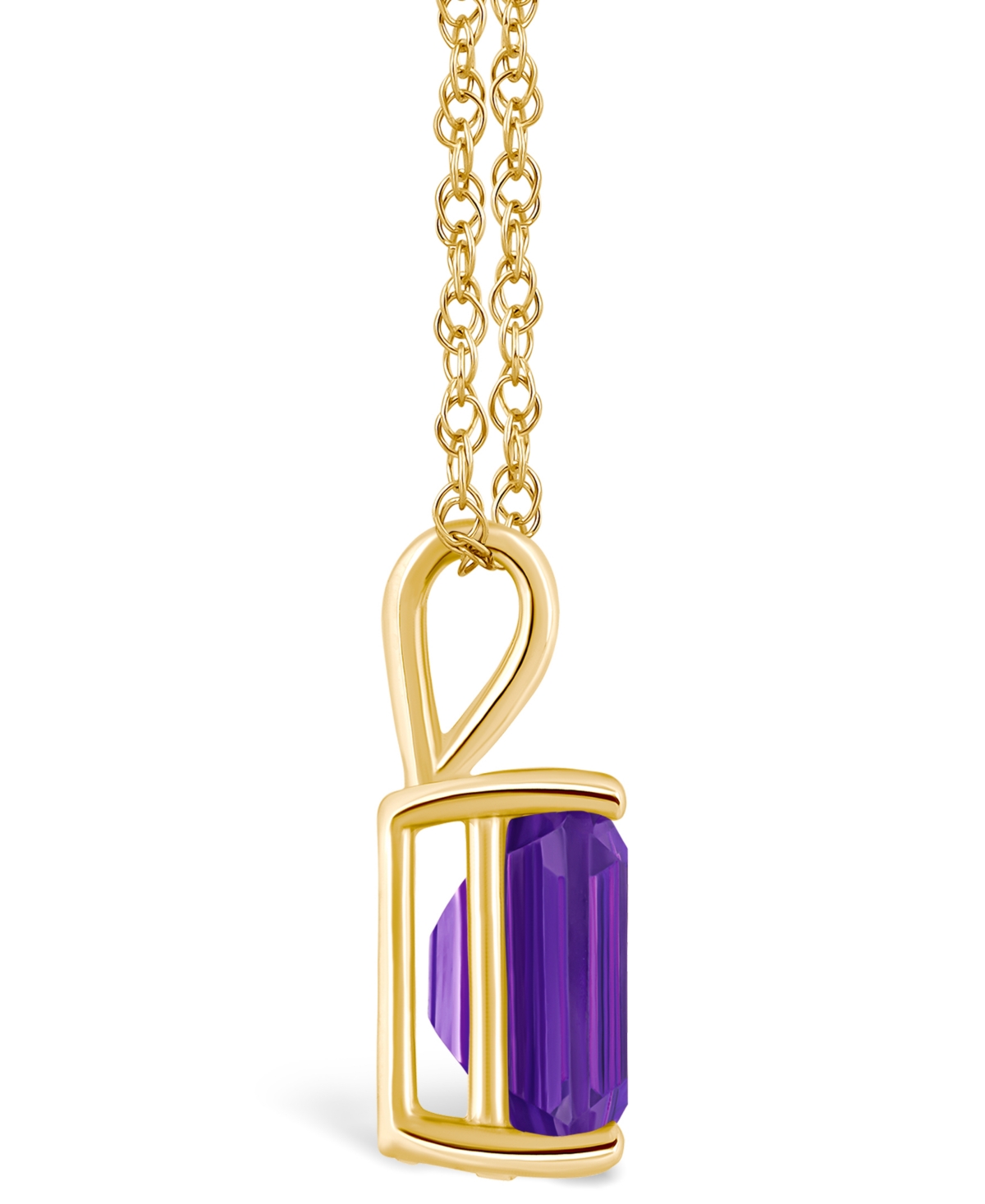 Amethyst (3-1/7 ct. t.w.) Pendant Necklace in 14K Yellowor 14K White- Gold