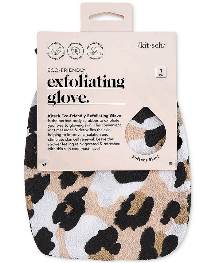 Kitsch LeopardPrint Exfoliating Glove Macy's