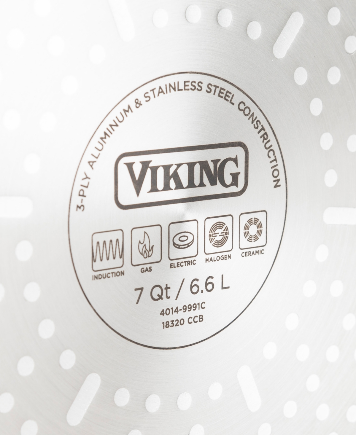 VIKING 11-PC. 3-PLY STAINLESS STEEL INDUCTION-SAFE COOKWARE SET 